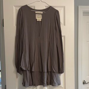 Free People grey tunic